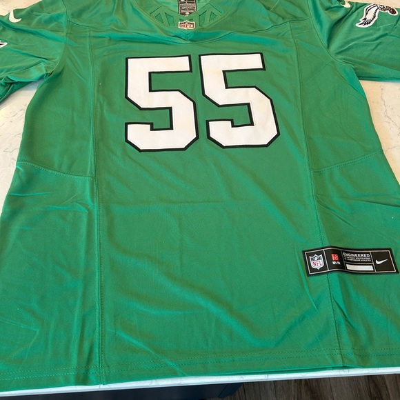 Men's Nike Brandon Graham Kelly Green Philadelphia Eagles Jersey - Picture 2 of 6